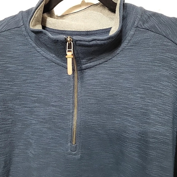 Goodfellow & Co Long Sleeve‎ Navy XXL Half Zip Mock Neck NWT - Picture 3 of 7
